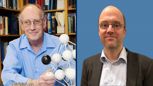 Research award winners David Harrington and Frode Seland.